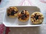 Muffin pommes-chocolat- nougatine