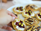 Duo de blinis sucrés gourmands