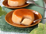 Flans au caramel végans