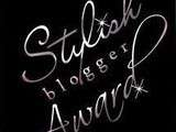 J'ai reçu un Stylish Blogger Award