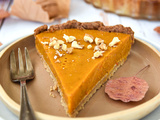 Pumpkin pie, ou tarte à la courge sucrée végane
