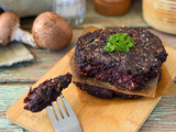Steaks végétaux champi-betterave
