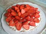 Tarte fraises mascarpone Pour 6 personnes