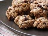 Cookies raisins secs & noix *sans beurre