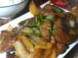 Beef Onion Stir-fry : bœuf aux oignons