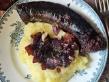 Boudin noir aux oignons confits façon bistrot