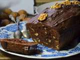 Cake chocolat et noix : recette sans lactose à la citrouille