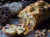 Cake d'automne aux cèpes, noix et jambon de pays