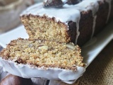 Cake moelleux à la châtaigne, miel de châtaignier et noix croquantes