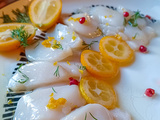 Carpaccio de Noix de Saint-Jacques au Kumquat