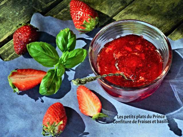 Confiture de fraises au basilic – Not parisienne