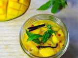 Conserve de mangue à la verveine citronnelle