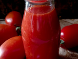 Conserves de coulis de tomate