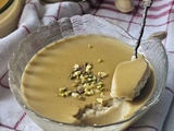 Crèmes dessert onctueuses à la pistache