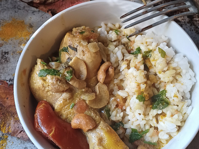 Recettes de Lait de coco et Poulet au curry