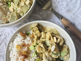 Curry Doux de Courgettes et Poulet au Lait de Coco