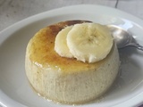 Flan banane–coco individuel