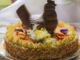 Gâteau moka de Pâques