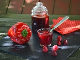 ️ Gelée de framboise & poivron rouge
