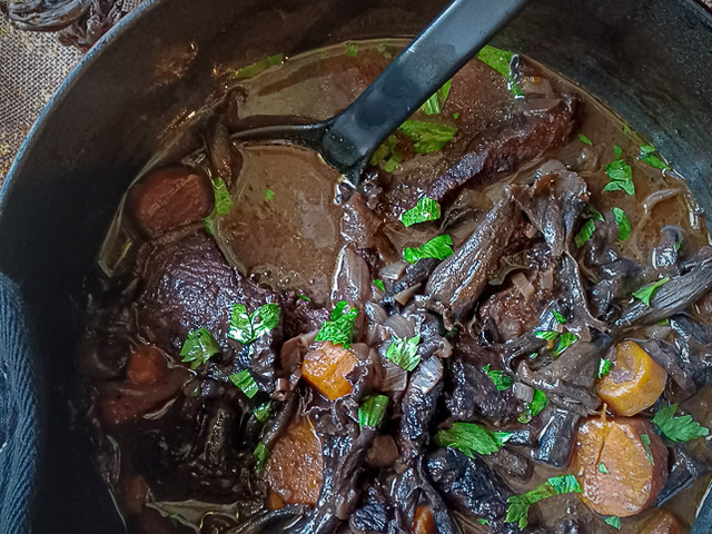 Recettes de Trompettes de la mort et Defi Champignons