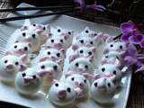 Meringues cochons pour Nouvel An chinois