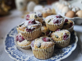 Muffins Framboises & Pistaches : la gourmandise au bord de la piscine