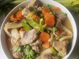 Navarin de veau printanier aux légumes nouveaux
