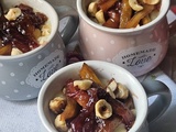 Riz au lait coco & compotée de rhubarbe à la badiane