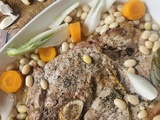 Rouelle de porc au four & haricots Coco de Paimpol