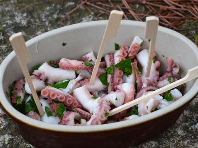 Recettes de Salade de poulpe