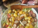 Salade antigaspi à la saucisse de Toulouse