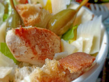 Salade composée au poulet, inspiration salade César
