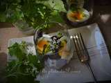 Salade de betteraves à l'alliaire du jardin
