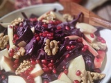 Salade de chou rouge aux pommes, noix et grenade : l’automne dans votre assiette