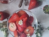 Salade de fraises au sirop léger d’aubépine