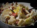 Salade montagnarde à l'endive et au fromage de brebis au piment d'Espelette