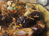 Tajine automnal au poulet, dattes, pruneaux et miel