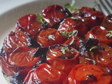 Tatin de tomates cerises à la tapenade d'olives noires