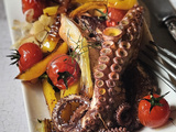 Tentacules de Poulpe Grillées & Mélange Méditerranéen