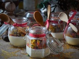 Verrines pannacotta à la crème d’ail & légumes du soleil