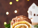 Bûche tiramisu roulée mascarpone