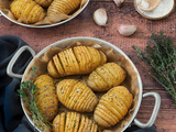 Pommes de terre à la suédoise (hasselback potatoes)