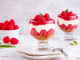 Verrines aux framboises et spéculoos