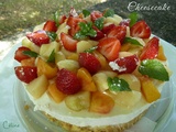 Cheesecake aux fruits d'été