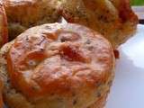 Muffins au chorizo et Graine de Pavot