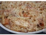 Gratin de pâtes au parfum de pot-au-feu