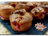 Muffins aux framboises cuits à l'airfryer (ou au four traditionnel)