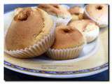 Muffins rapide fourrés au caramel beurre salé
