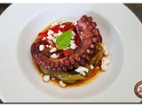 Salade de poivron au poulpe