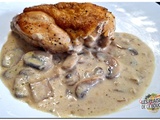 Suprême de poulet sauce forestière